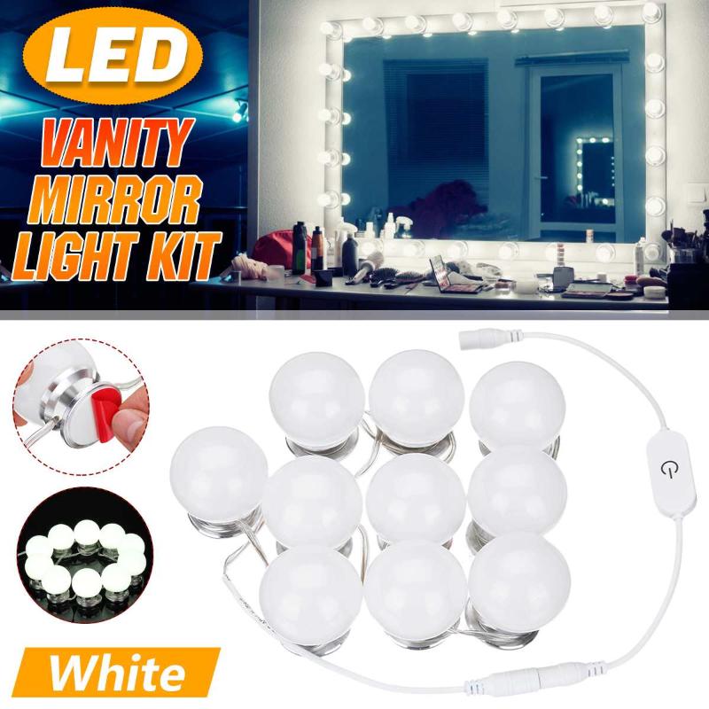 10pcs 12V LED Makeup Mirror Light Bulbs Hollywood Style Vanity Lights Wall Lamp For Dressing Table Mirror
10pcs 12V LED Makeup Mirror Light Bulbs Hollywood Style Vanity Lights Wall Lamp For Dressing Table Mirror