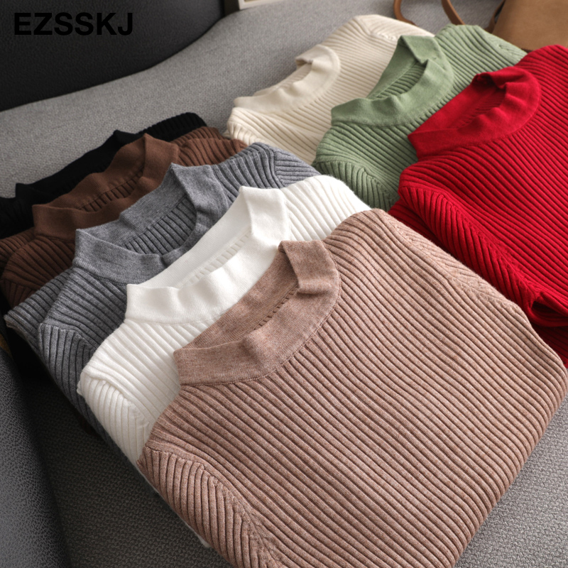 basic autumn winter short aline thick sweater elegant women slim mini Female chic knit sexy dress T200911