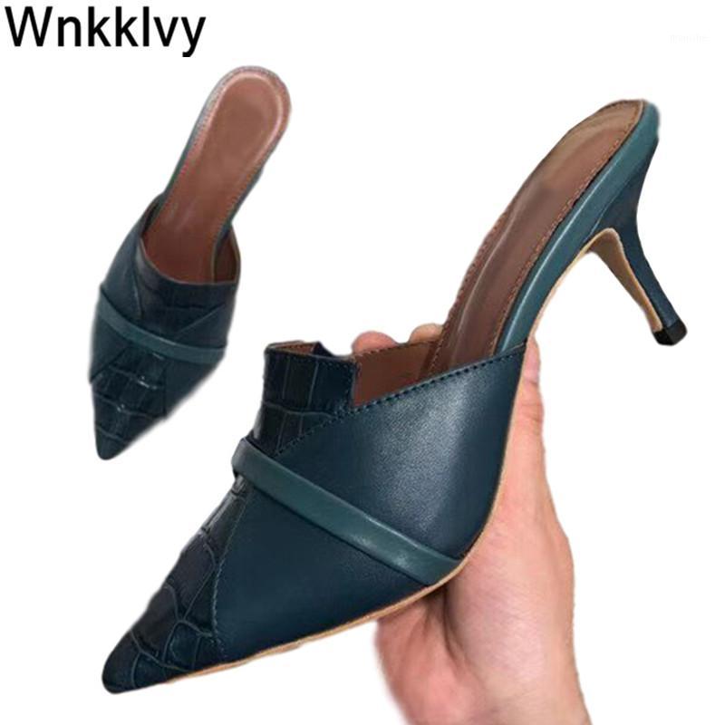 Summer party dress shoes high heel slippers women genuine leather Pointed toe sandals 2020 runway sexy slides for ladies1, Beige
Summer party dress shoes high heel slippers women genuine leather Pointed toe sandals 2020 runway sexy slides for ladies1, Beige