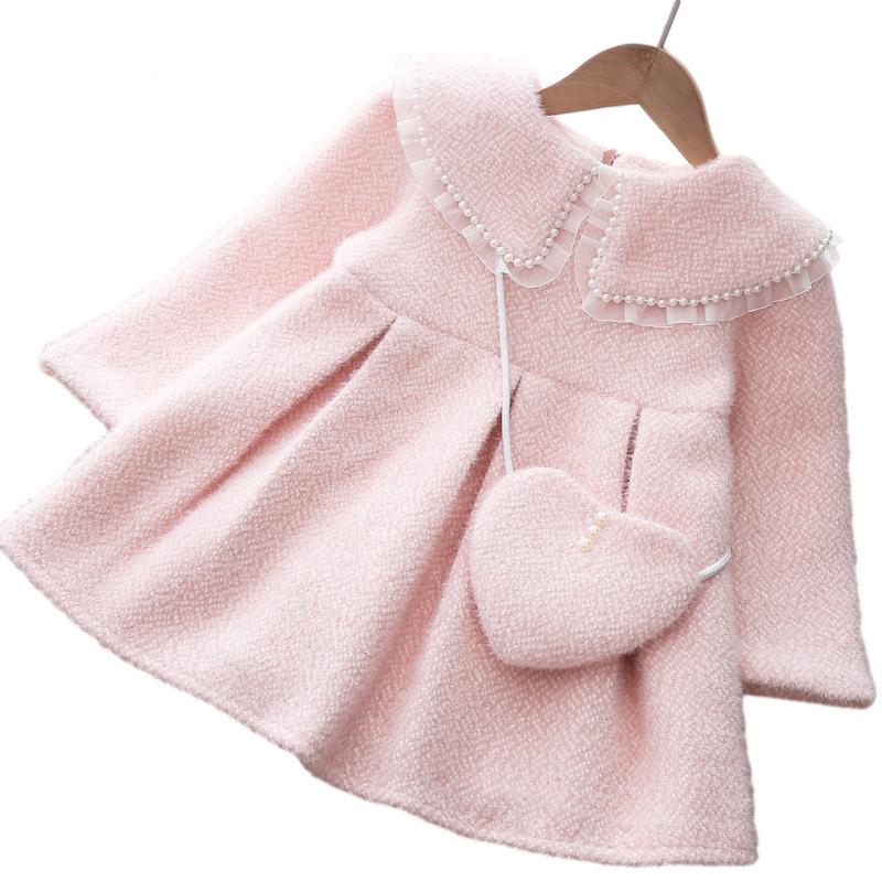 Baby Clothes Baby Girl Dress Faux Cashmere Fashion Princess Dress Winter Spring Toddle Girl Clothes With Bag Kids Dresses 2 PCS, Beige
Baby Clothes Baby Girl Dress Faux Cashmere Fashion Princess Dress Winter Spring Toddle Girl Clothes With Bag Kids Dresses 2 PCS, Beige