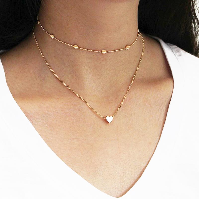 Women Layer Necklace Adjustable Detachable Heart Choker Necklace Pendant Choker Multilayer Clavicle Jewellery
Women Layer Necklace Adjustable Detachable Heart Choker Necklace Pendant Choker Multilayer Clavicle Jewellery