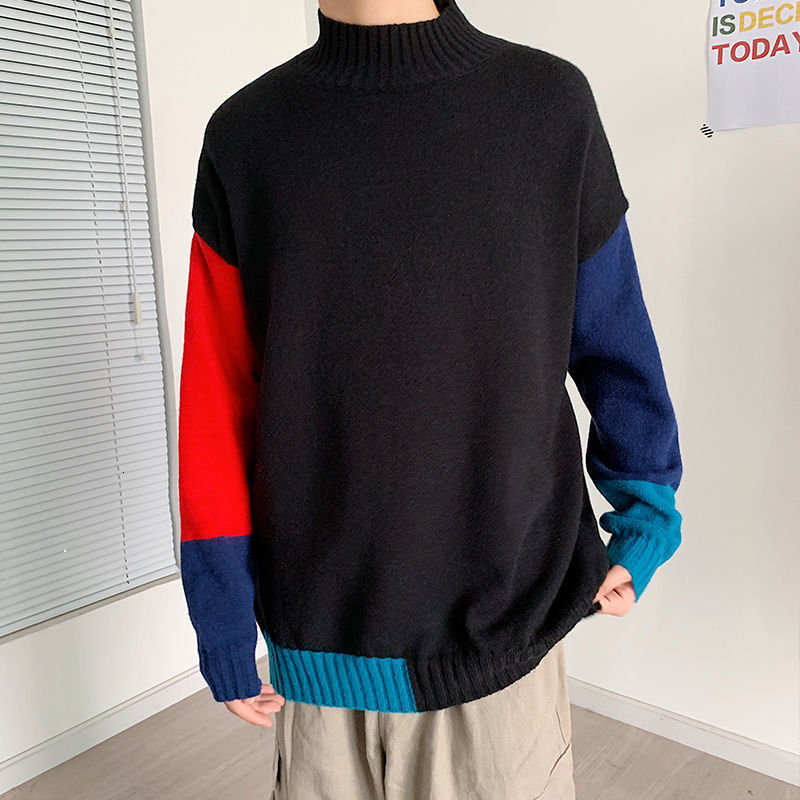 Clothing 2021 New Contrast Half-man Turtleneck Sweater Releases More Size Autumn and Winter Thick Personality Style Fashion 7AEZ, Black velvet.
Clothing 2021 New Contrast Half-man Turtleneck Sweater Releases More Size Autumn and Winter Thick Personality Style Fashion 7AEZ, Black velvet.