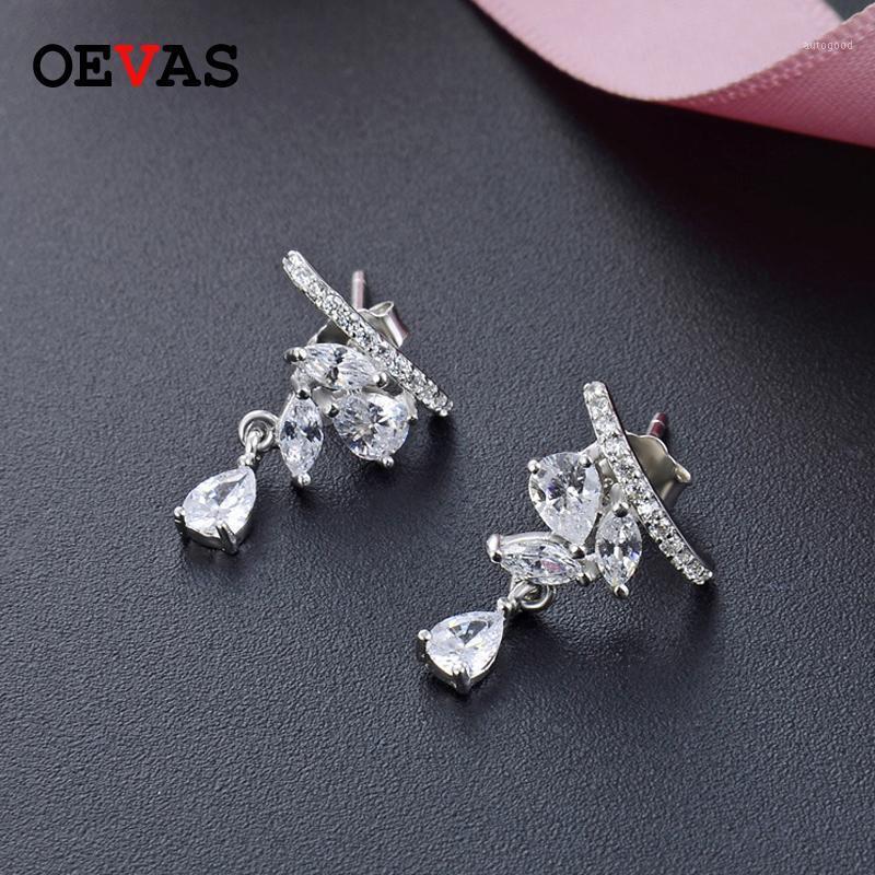 Stud OEVAS 925 Sterling Silver Earrings For Women Spakling Zircon Wedding Engagement Party Jewelry Girls Gifts Wholesale1
Stud OEVAS 925 Sterling Silver Earrings For Women Spakling Zircon Wedding Engagement Party Jewelry Girls Gifts Wholesale1