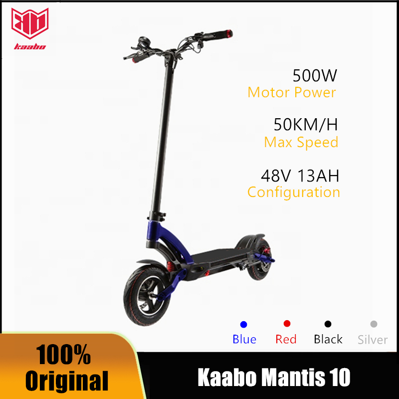 2020 Kaabo Mantis 10 Kickscooter 48V 500W / 800W Single Motor Smart Electric Scooter 10" Dual Brake Shock Absorber Skateboard
2020 Kaabo Mantis 10 Kickscooter 48V 500W / 800W Single Motor Smart Electric Scooter 10" Dual Brake Shock Absorber Skateboard