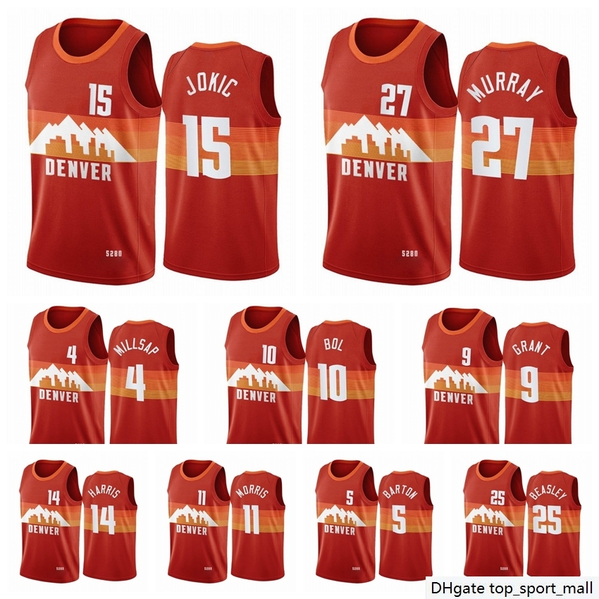 Basketball City 7 Facundo Campazzo Jersey 15 Jokic 14 Gary Harris Jamal 27 Murray Zeke Nnaji Red Classic Edition 10 Bol Bol
Basketball City 7 Facundo Campazzo Jersey 15 Jokic 14 Gary Harris Jamal 27 Murray Zeke Nnaji Red Classic Edition 10 Bol Bol