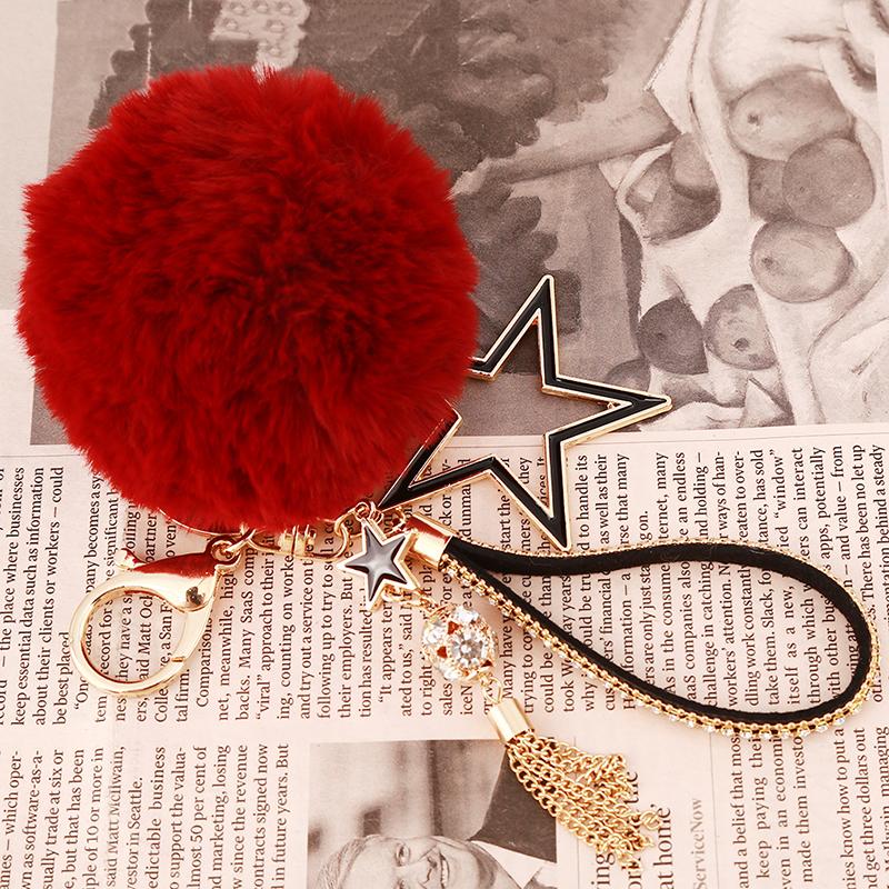 Creative Five-pointed Star Tassel Key Chain Flower Keychain Bag Pendant Car Key Chains Ring Jewelry Accessories
Creative Five-pointed Star Tassel Key Chain Flower Keychain Bag Pendant Car Key Chains Ring Jewelry Accessories