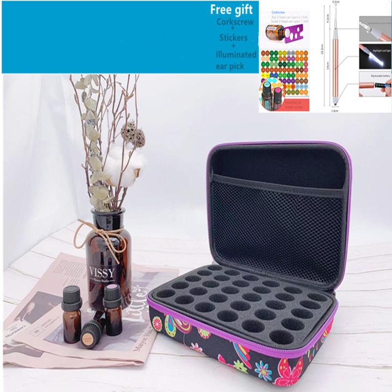 Butterfly printing 15ml multifunctional suitable for doterra essential oil bottle storage bag portable travel liquid packaging, Black
Butterfly printing 15ml multifunctional suitable for doterra essential oil bottle storage bag portable travel liquid packaging, Black