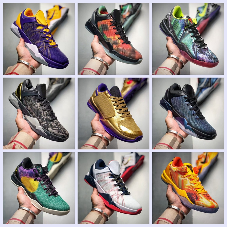 With Box Outdoor Mens Zoom Mamba 7 Protro Lakers ZK7 Basketball Shoes High Quality Black Mamba Baskets Sports Trainers designer Sneakers
With Box Outdoor Mens Zoom Mamba 7 Protro Lakers ZK7 Basketball Shoes High Quality Black Mamba Baskets Sports Trainers designer Sneakers