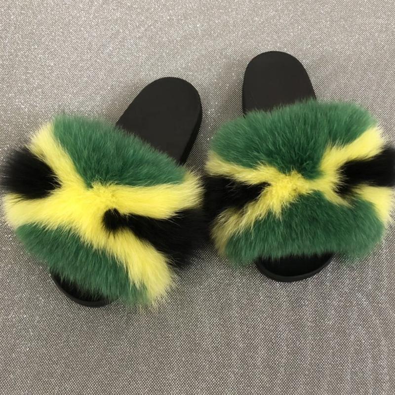 Fur Slippers Real Fur Slides Slippers Lady Natural Raccoon Flip Flops Fluffy Sandals Plush Shoes Amazing Present1, Multi
Fur Slippers Real Fur Slides Slippers Lady Natural Raccoon Flip Flops Fluffy Sandals Plush Shoes Amazing Present1, Multi