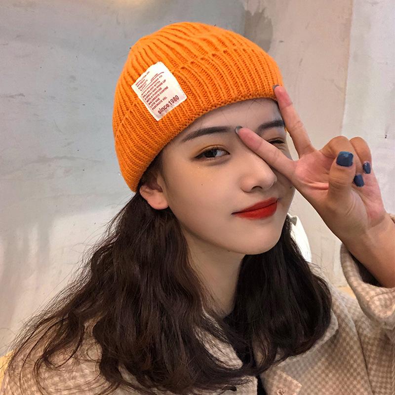 Autumn Winter Knitted Wool Hat Women Fashion Korean Warm Solid Orange Yellow White Pink Red Blue Black Grey Casual Knitted Hats
Autumn Winter Knitted Wool Hat Women Fashion Korean Warm Solid Orange Yellow White Pink Red Blue Black Grey Casual Knitted Hats