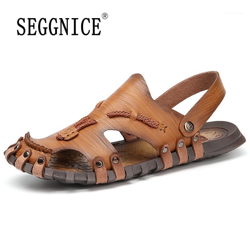 SEGGNICE Mens Sandals Leather Summer Beach Slippers Male Non-Slip Soft Comfortable Outdoor Shoes Man Fashion Sandals Plus Size1, Black
SEGGNICE Mens Sandals Leather Summer Beach Slippers Male Non-Slip Soft Comfortable Outdoor Shoes Man Fashion Sandals Plus Size1, Black