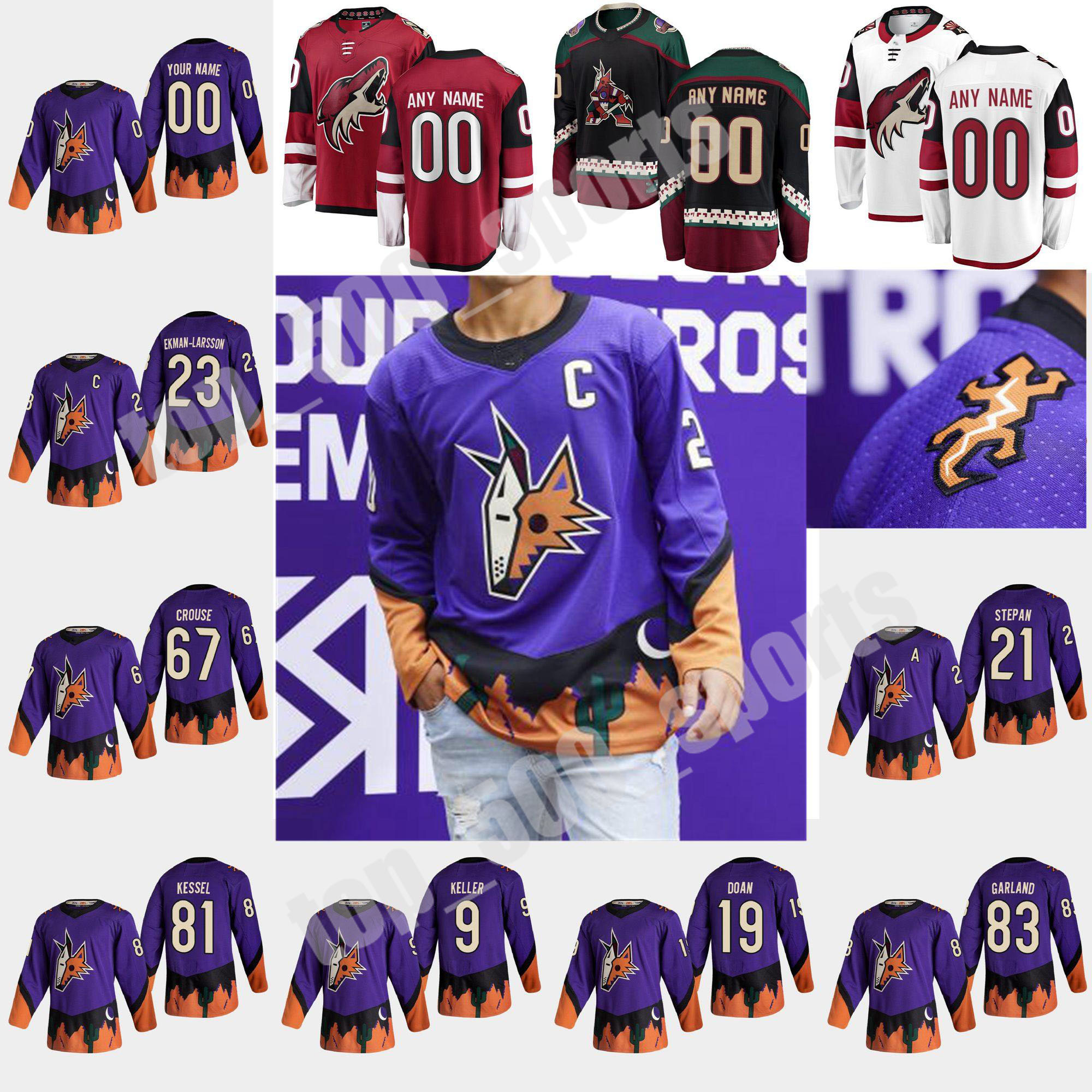 Arizona Coyotes 2021 Reverse Retro Hockey Jerseys 91 Taylor Hall Jersey Phil Kessel Shane Doan Clayton Keller Darcy Kuemper Custom Stitched, Colour 15
Arizona Coyotes 2021 Reverse Retro Hockey Jerseys 91 Taylor Hall Jersey Phil Kessel Shane Doan Clayton Keller Darcy Kuemper Custom Stitched, Colour 15