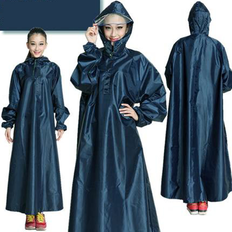 Womens Raincoat Adult Size Long Cover Camping Suit Rain Coat Windbreaker Poncho Cover Gear Capa Chuva Outdoor Rainwear 50KO173 T207796827