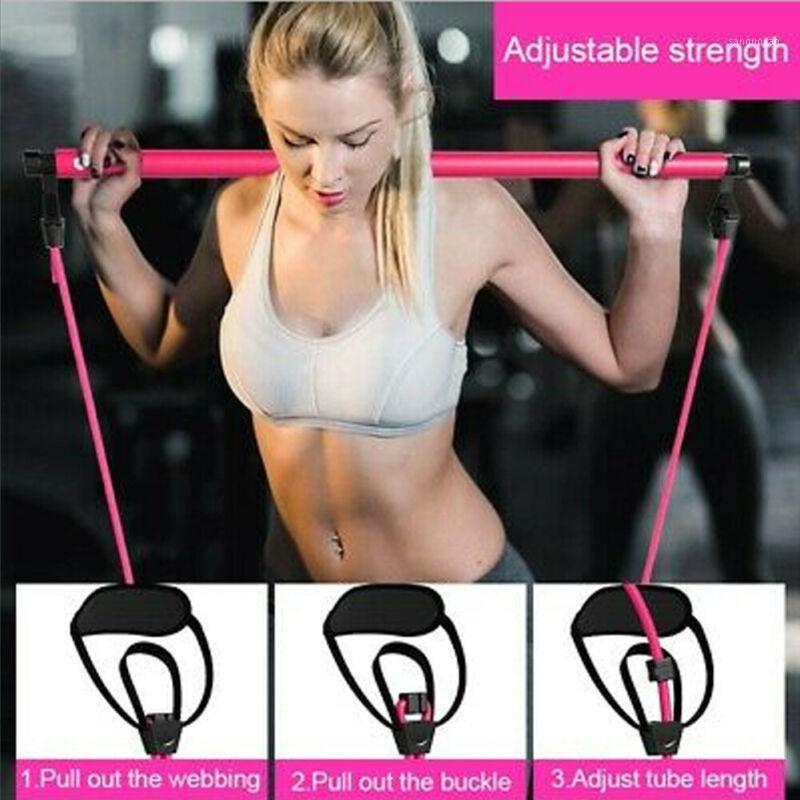 Portable Pilates Bar Kit W/Resistance Yoga Resistance Band Adjustable Exercise Stick Toning Gym Equipment Training Exercise1
Portable Pilates Bar Kit W/Resistance Yoga Resistance Band Adjustable Exercise Stick Toning Gym Equipment Training Exercise1
