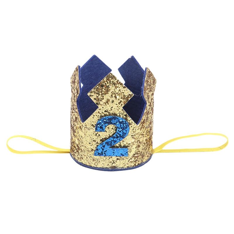 Birthday Hat Baby Shower Decorative Headband Children's Party Crown Hat Blue Gold stylish hats for girls#3P4
Birthday Hat Baby Shower Decorative Headband Children's Party Crown Hat Blue Gold stylish hats for girls#3P4
