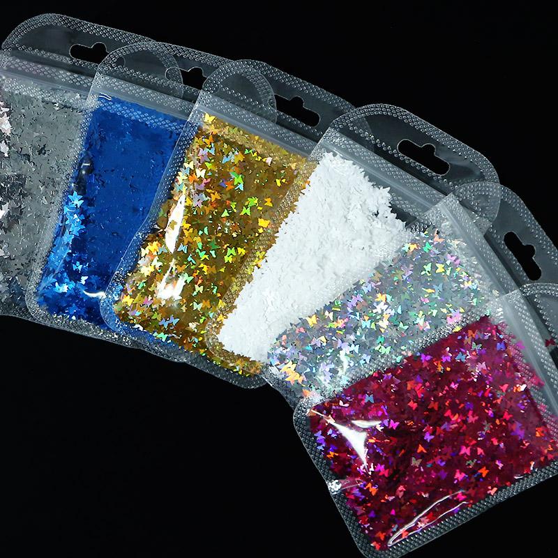1 Pack Holographic Butterfly Nail Art Glitter Ultra-thin Laser Glitter Flakes 3D Silver Gold Sequins Polish Manicure Accessories
1 Pack Holographic Butterfly Nail Art Glitter Ultra-thin Laser Glitter Flakes 3D Silver Gold Sequins Polish Manicure Accessories