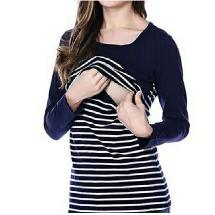 Women Long Sleeve Maternity Tops Breastfeeding Tops Ladies Nursing Top T Shirt Casual Striped Pregnancy Clothes SizeXL, Black;white
Women Long Sleeve Maternity Tops Breastfeeding Tops Ladies Nursing Top T Shirt Casual Striped Pregnancy Clothes SizeXL, Black;white