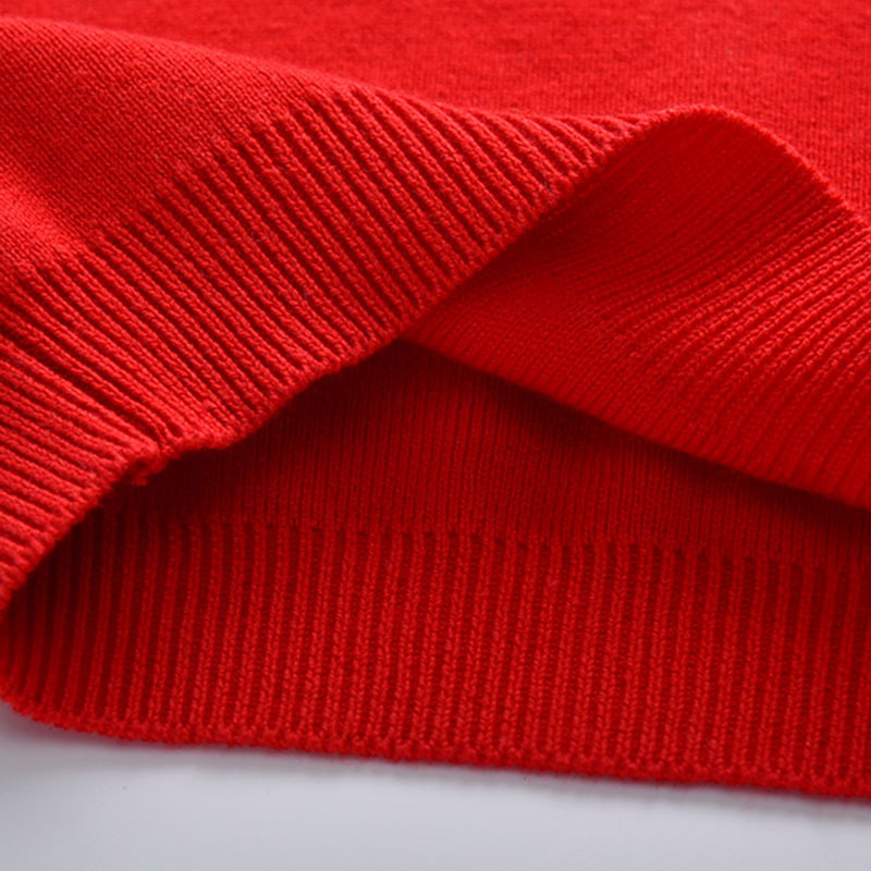 Winter New Kids Sweater Knitted Vests For Girls V-neck Fleece Vest Boy Casual Sleeveless Vest Sweater 201127