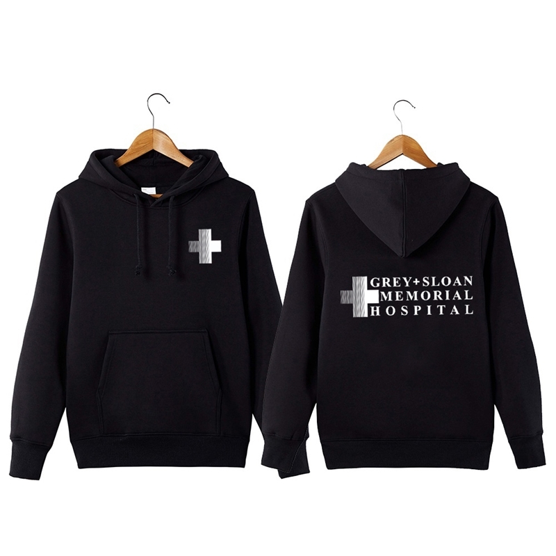 Grey Sloan Memorial Hospital Hoodie Meredith Grey Derek Shepherd Grey's Hoodie Grey's Anatomy Pullover Hoodie Sweatershirt 201204