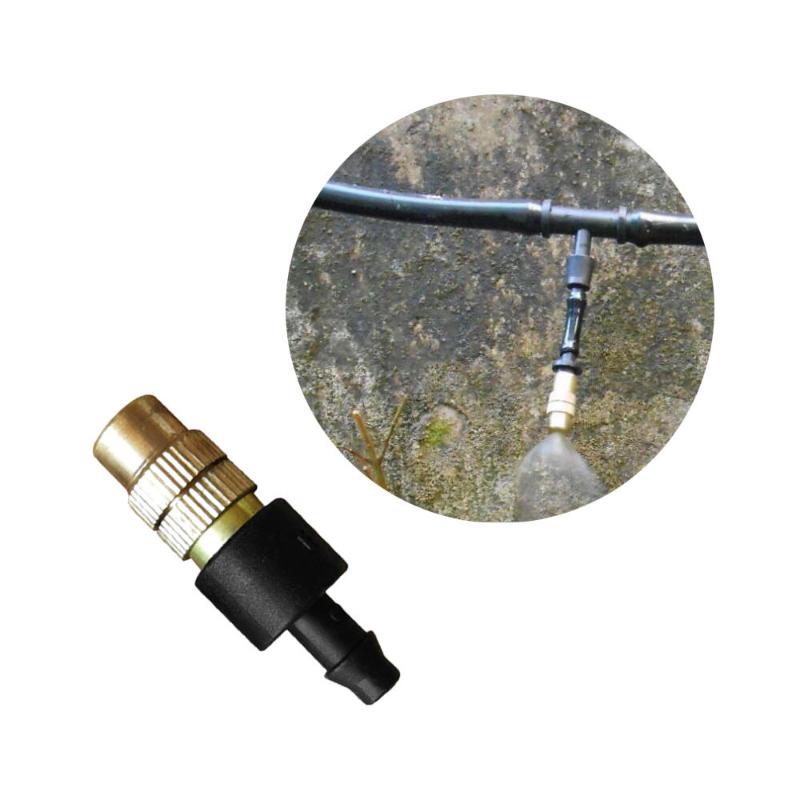 Adjustable Atomizing Cooling Copper Nozzle Connect 4/7 Capillary Tube Irrigation Watering System Garden Supplies, Light yellow
Adjustable Atomizing Cooling Copper Nozzle Connect 4/7 Capillary Tube Irrigation Watering System Garden Supplies, Light yellow