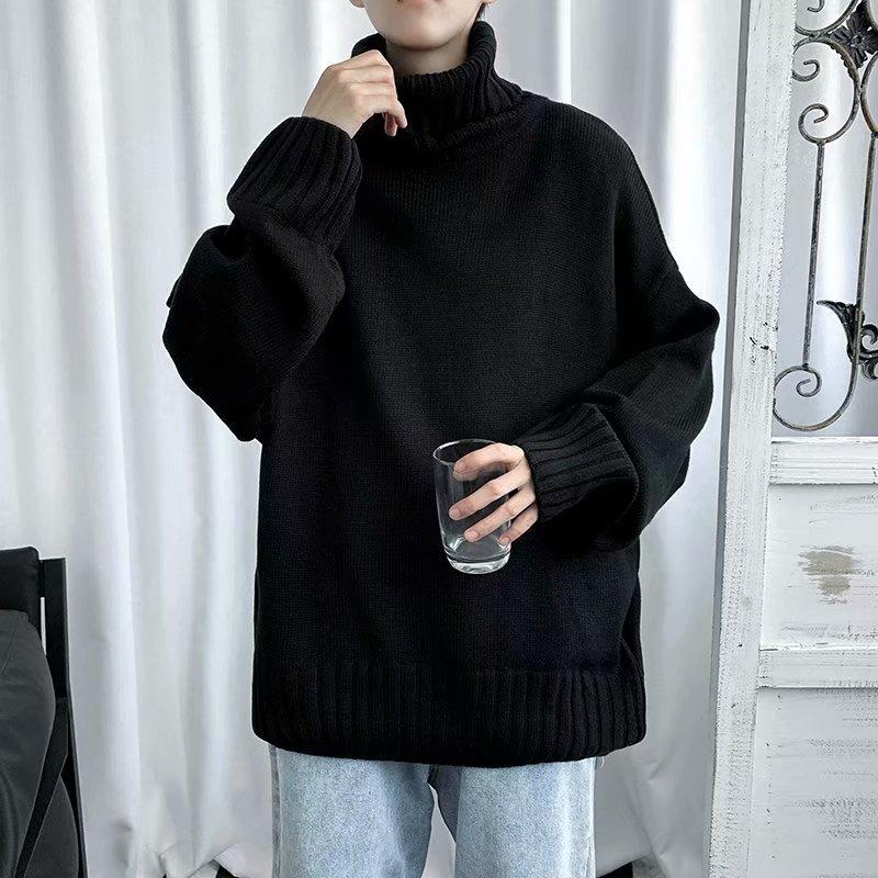 2020 Winter Black Pullover Turtleneck Men Clothing Turtle Neck Coats High Collar Knitted Sweater Korean Man Clothes -2XL
2020 Winter Black Pullover Turtleneck Men Clothing Turtle Neck Coats High Collar Knitted Sweater Korean Man Clothes -2XL
