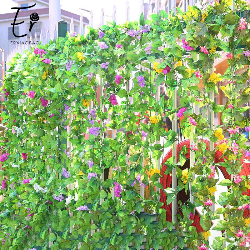 Erxiaobao Fake Flower Artificial Flower Pink Purple Red Hyacinth Vine Rattan Balcony Fence Bookcase Window Wedding decoration, White
Erxiaobao Fake Flower Artificial Flower Pink Purple Red Hyacinth Vine Rattan Balcony Fence Bookcase Window Wedding decoration, White