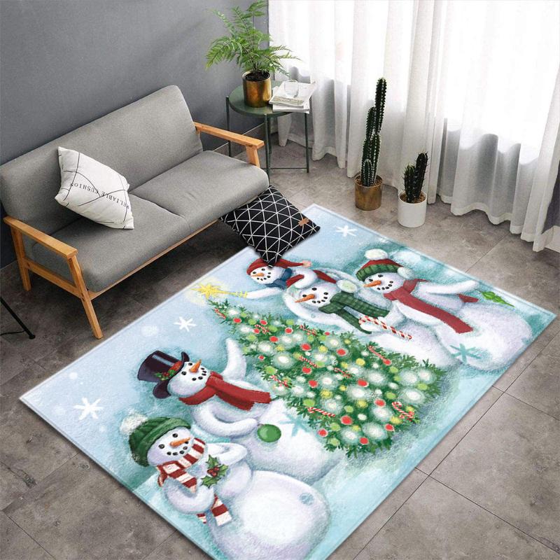 Christmas Carpets For Living Room Home Decoration Bedroom Bedside Children Rugs Hallway Balcony Kids Room Anti-Slip Floor Mats, Rkke-25 
Christmas Carpets For Living Room Home Decoration Bedroom Bedside Children Rugs Hallway Balcony Kids Room Anti-Slip Floor Mats, Rkke-25