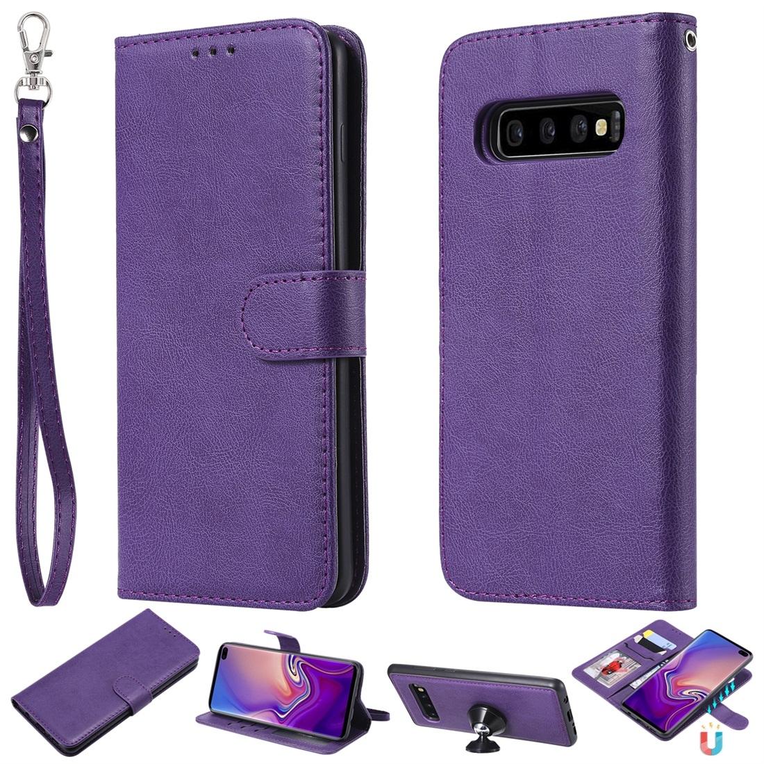 For Galaxy S10 Solid Color Horizontal Flip Protective Case with Holder Card Slots Wallet Photo Frame Lanyard
For Galaxy S10 Solid Color Horizontal Flip Protective Case with Holder Card Slots Wallet Photo Frame Lanyard