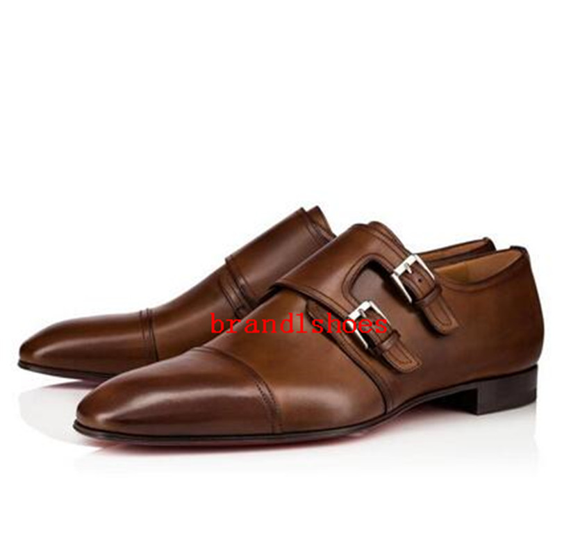 Elegant Gentlemen Mortimer Derby Calfskin Leather Monk Strap Red Bottom Loafers Shoes Mens Perfect Walking Flats Wedding Party Dress EU35-4, 11
Elegant Gentlemen Mortimer Derby Calfskin Leather Monk Strap Red Bottom Loafers Shoes Mens Perfect Walking Flats Wedding Party Dress EU35-4, 11