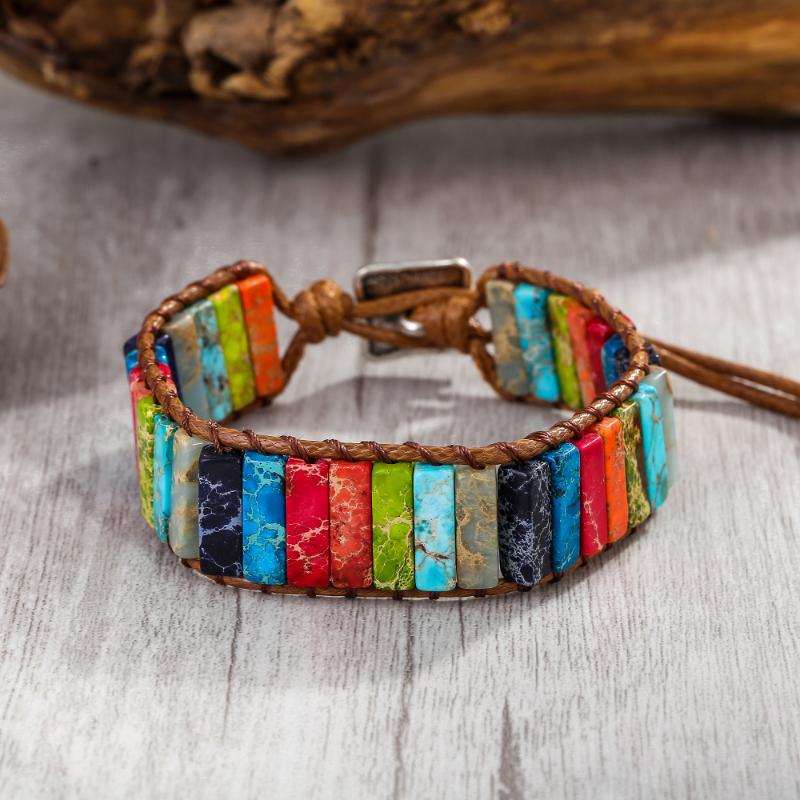 7 Chakra Bracelet Natural Stone AgalmatoliteTube Beads Ducts Boho Chakra Wrap Bracelet for Women Friendship Yoga Healing Jewelry
7 Chakra Bracelet Natural Stone AgalmatoliteTube Beads Ducts Boho Chakra Wrap Bracelet for Women Friendship Yoga Healing Jewelry