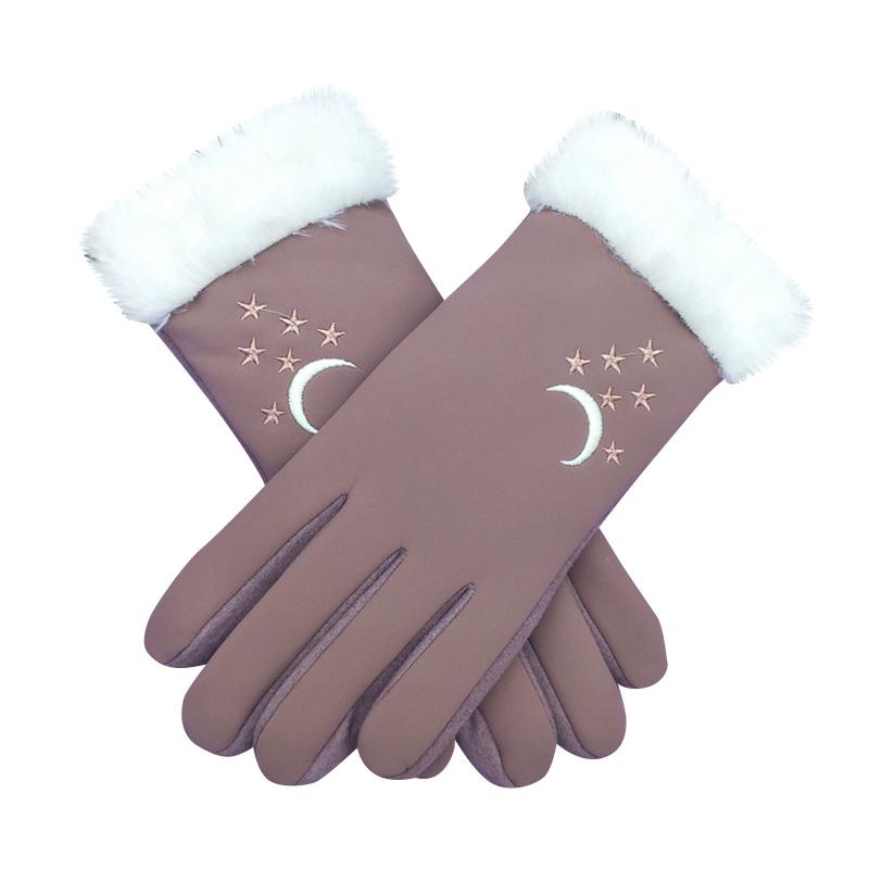 Women's Fleece Gloves Fashion Star Embroidery Index Finger T-ouch Screen Cute Casual Full Finger Gloves Hiver Femme #YJ
Women's Fleece Gloves Fashion Star Embroidery Index Finger T-ouch Screen Cute Casual Full Finger Gloves Hiver Femme #YJ