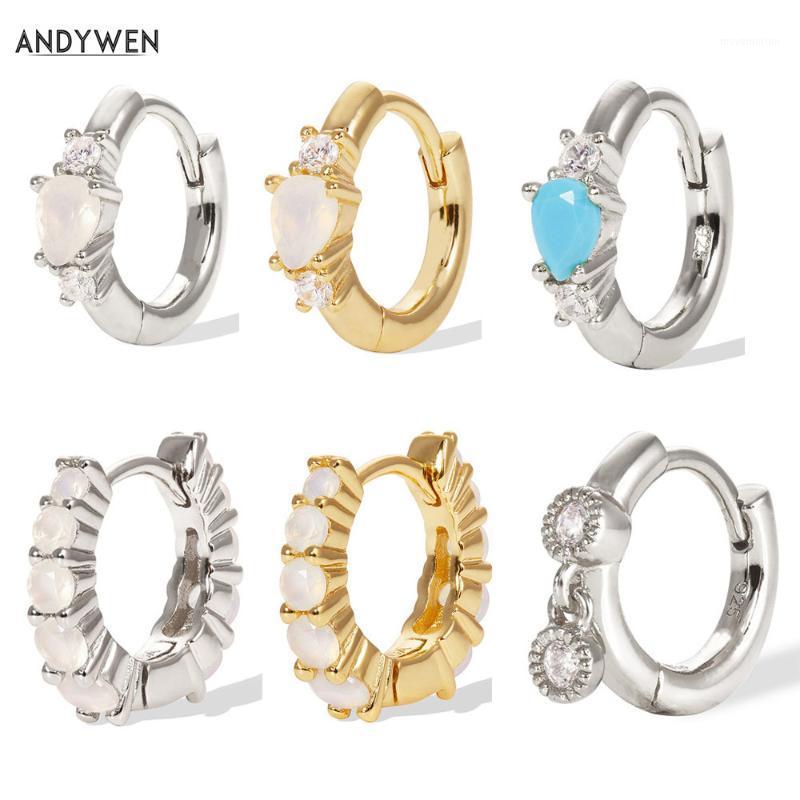 ANDYWEN 925 Sterling Silver Gold Opals Middle Hoops Huggies Loops Single Circle Round Earring Jewelry For Women 2020 Fashion1
ANDYWEN 925 Sterling Silver Gold Opals Middle Hoops Huggies Loops Single Circle Round Earring Jewelry For Women 2020 Fashion1