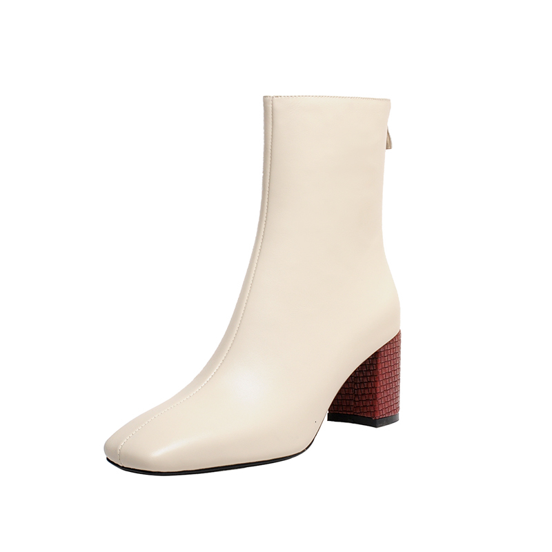 2021 New Genuine Leather Women's Ankle Boots Square Toe Thick High Heels Women Pumps Winter Party Office Lady Shoes Woman Uan9, Black
2021 New Genuine Leather Women's Ankle Boots Square Toe Thick High Heels Women Pumps Winter Party Office Lady Shoes Woman Uan9, Black