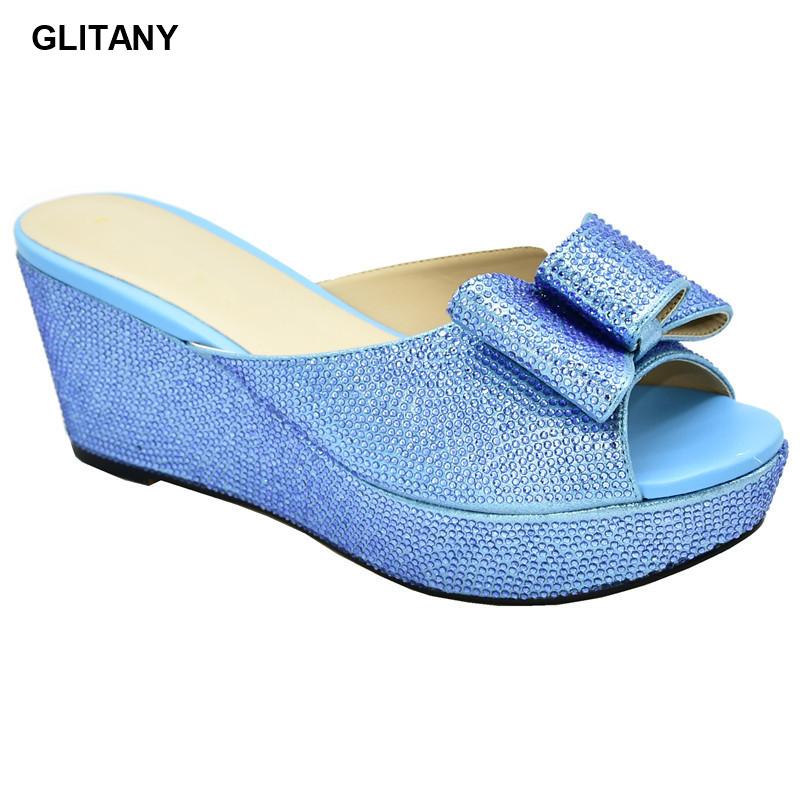 New Arrival Italian In Women High Quality African Wedding Shoes Women Luxury 2020 Rhinestone Wedding Party Shoes Summer Slippers, Blue
New Arrival Italian In Women High Quality African Wedding Shoes Women Luxury 2020 Rhinestone Wedding Party Shoes Summer Slippers, Blue