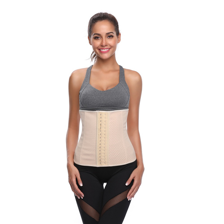 Latex Fabric Waist Trainer Girdle Body Shapers With 9 Steel Bones Abdomen Tummy Shapewear Slimming Straps for Women Beauty DHL Free