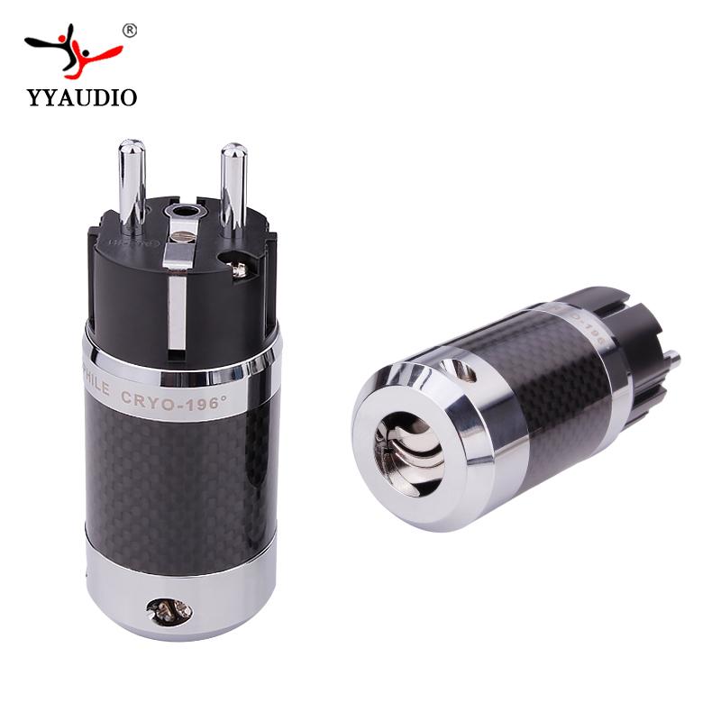 YYAUDIO Rhodium plated EU Schuko power plug Carbon Fiber HiFi Plug connectors Adapter P50 black
YYAUDIO Rhodium plated EU Schuko power plug Carbon Fiber HiFi Plug connectors Adapter P50 black