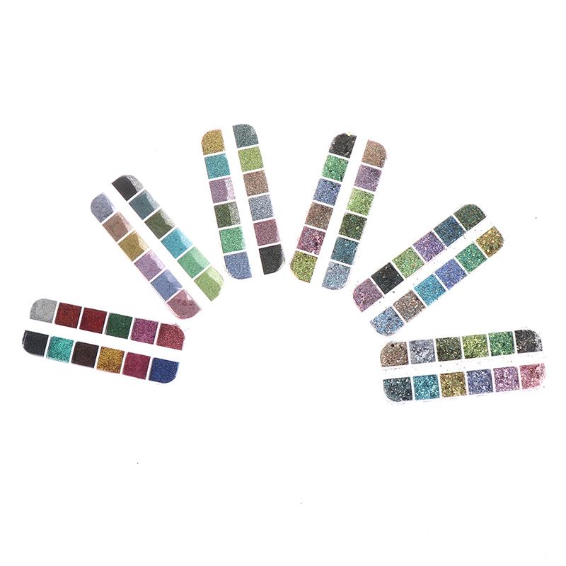 12 Grids Nail Art Flakes Holographicss Nail Glitter Sequins Shining Decoration
12 Grids Nail Art Flakes Holographicss Nail Glitter Sequins Shining Decoration