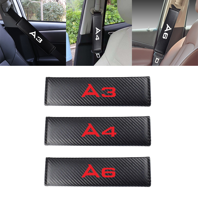 2pcs Car Seatbelt Pads Seat Shoulder Strap Pad Cushion Cover for Audi A4 A3 A6 Car Belt Protector Safety Belt Covers
2pcs Car Seatbelt Pads Seat Shoulder Strap Pad Cushion Cover for Audi A4 A3 A6 Car Belt Protector Safety Belt Covers