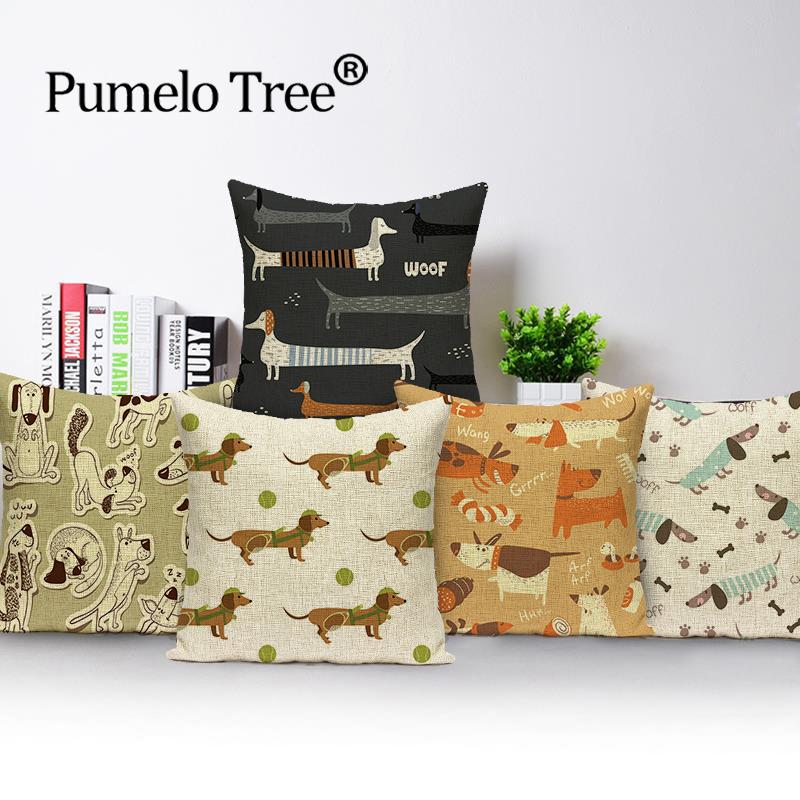 Dachshund Dog Cushion Covers Sausage Painting Cotton Linen Decorative Bed Pillow Covers Animal Bedroom Sofa Home Car Decoration, L2003-2
Dachshund Dog Cushion Covers Sausage Painting Cotton Linen Decorative Bed Pillow Covers Animal Bedroom Sofa Home Car Decoration, L2003-2