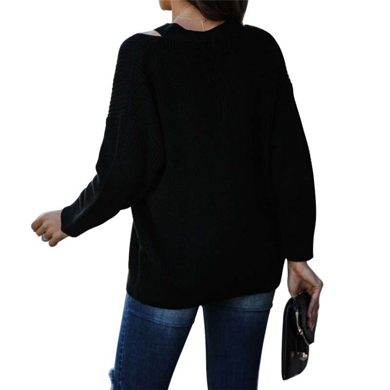 Autumn Winter Thick Sweaters Women Fashion V-neck Long Sleeve Plus Size Loose Warm Pullover Vintage Jumper Knitted Sweater Femme 201223