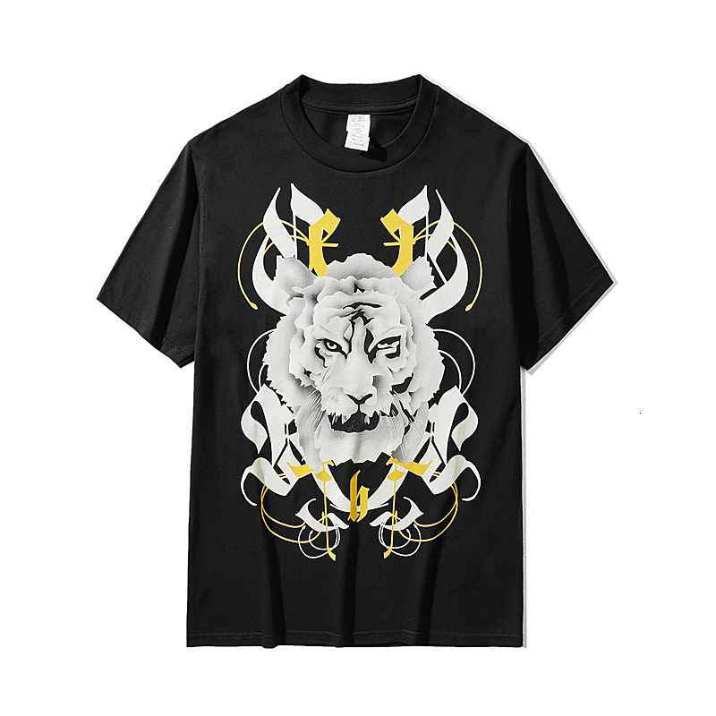 2021 Summer Fashion Brand New Tiger Letter Print Personalized Round Neck T-shirt Men's and Women's Cotton Short Sleeve L6c5, Black
2021 Summer Fashion Brand New Tiger Letter Print Personalized Round Neck T-shirt Men's and Women's Cotton Short Sleeve L6c5, Black