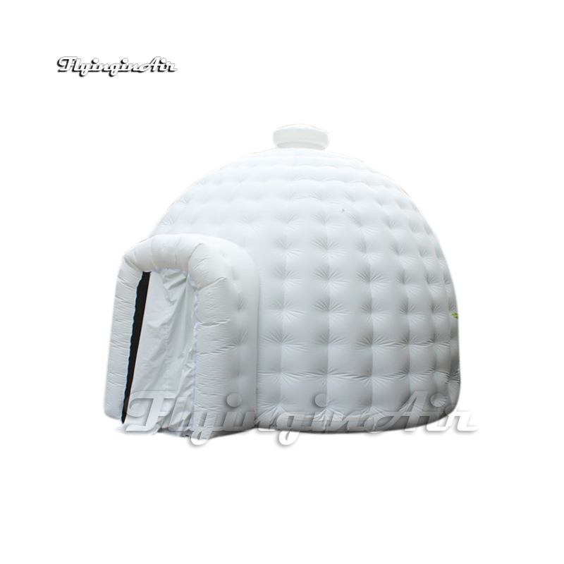 Trade Show Tents Outdoor Inflatable Igloo White Air Blow Up Dome Tent For Exhibition And Party Events
