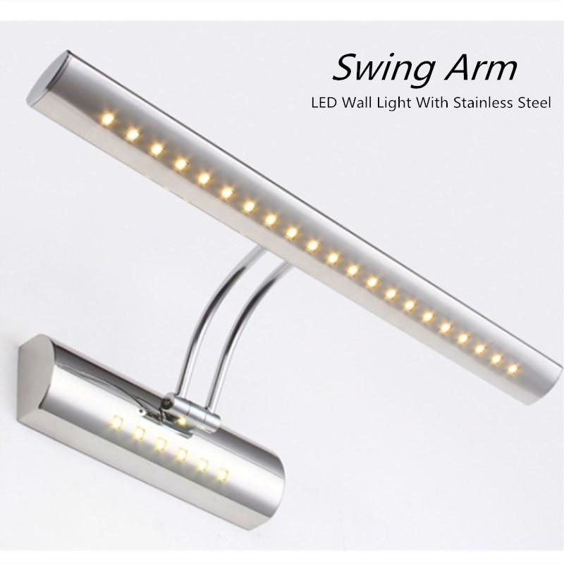 LED Wall Light With Stainless Steel Swing Arm In Bathroom Mirror Light With Switch Over Picture 40cm 55cm Indoor Wall
LED Wall Light With Stainless Steel Swing Arm In Bathroom Mirror Light With Switch Over Picture 40cm 55cm Indoor Wall