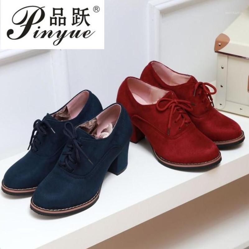 Nubuck leather shoes women round toe lace-up high heels shoes oxford big size 34-43 fashion pumps solid1, Black
Nubuck leather shoes women round toe lace-up high heels shoes oxford big size 34-43 fashion pumps solid1, Black