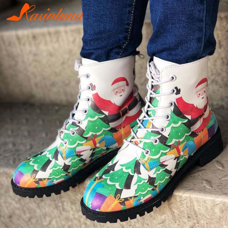 Karin On Sale 2021 New Arrivels Fashion Shoes Colorful Ankle Leisure Boots Big Size 43 Low Heels Shoelace Christmas, Multicolor
Karin On Sale 2021 New Arrivels Fashion Shoes Colorful Ankle Leisure Boots Big Size 43 Low Heels Shoelace Christmas, Multicolor