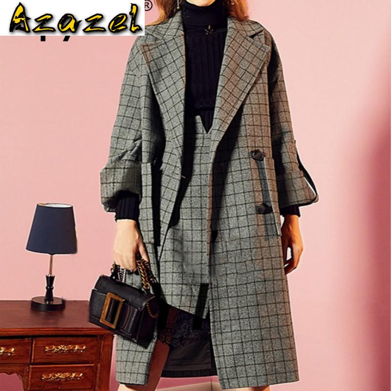 Spring Autumn Wool Coat Women Clothes 2020 Korean Vintage Jacket Outwear Loose Long Coat Female Coats Abrigo Mujer ZT2349, Gray
Spring Autumn Wool Coat Women Clothes 2020 Korean Vintage Jacket Outwear Loose Long Coat Female Coats Abrigo Mujer ZT2349, Gray
