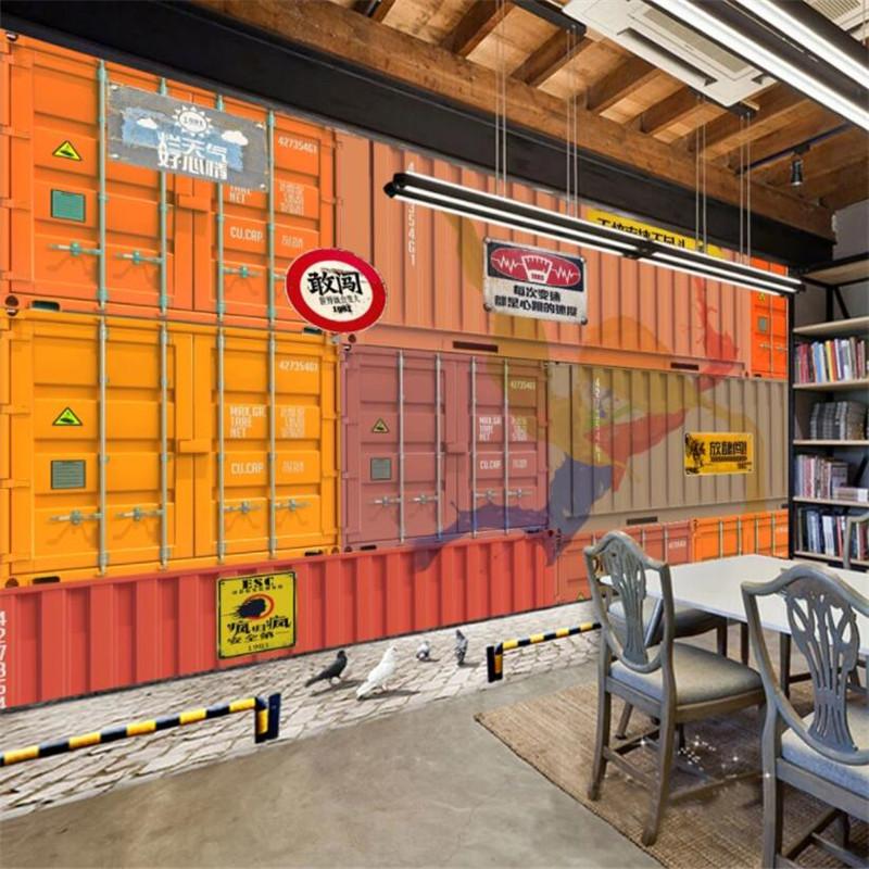 Retro Industrial Style Containers Labels Mural Wall Paper 3D Bar Restaurant KTV Decor Background Wallpaper 3D Papel De Parede, Canvas
Retro Industrial Style Containers Labels Mural Wall Paper 3D Bar Restaurant KTV Decor Background Wallpaper 3D Papel De Parede, Canvas