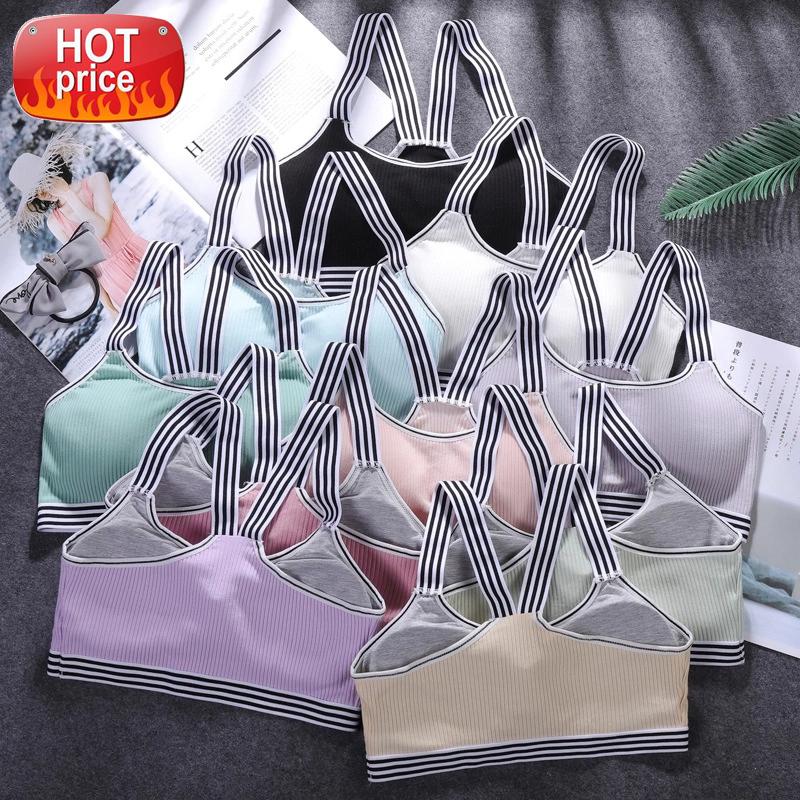 Sports Bra Women Fitness Underwear Female Gym Running Top Bra Women Gym Yoga Running High Elastic Cotton Solid Sports Tops #dD8V, White 
Sports Bra Women Fitness Underwear Female Gym Running Top Bra Women Gym Yoga Running High Elastic Cotton Solid Sports Tops #dD8V, White
