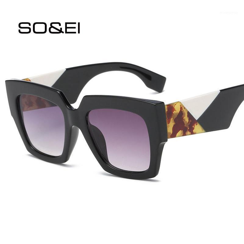 SO&EI Fashion Sunglasses Oversized Trend Square Women Sunglasses Gradient Lens Eyewear Men Mixed Colors Legs Sun Glasses Shades1
SO&EI Fashion Sunglasses Oversized Trend Square Women Sunglasses Gradient Lens Eyewear Men Mixed Colors Legs Sun Glasses Shades1