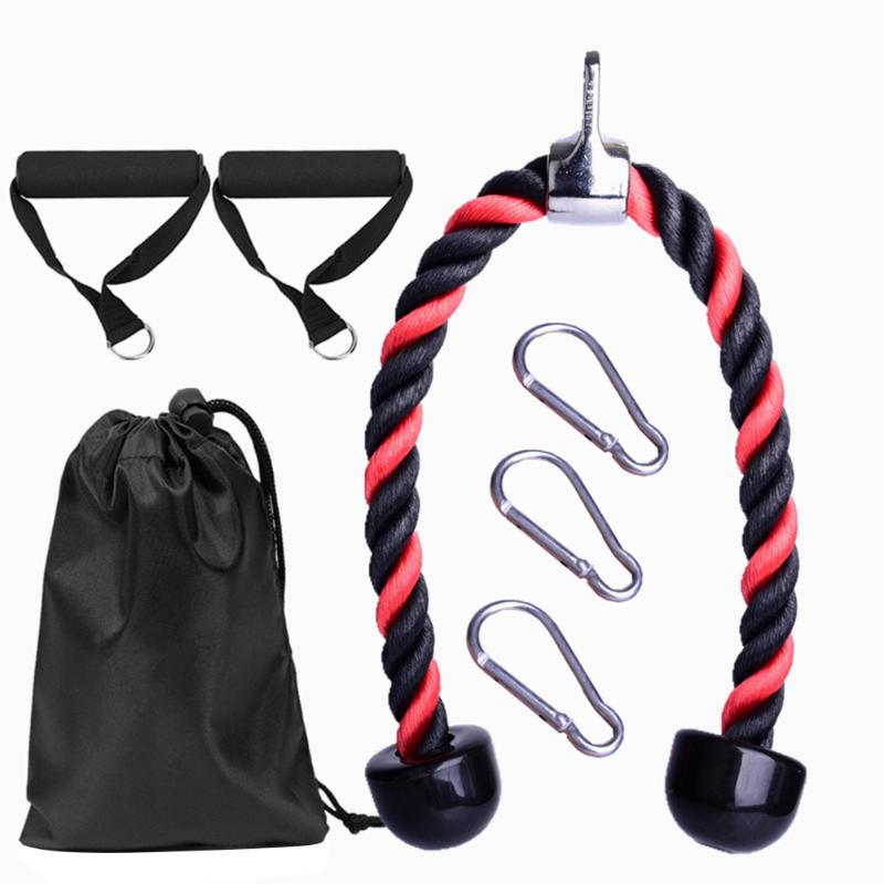 6pcs Arm Strength Rope Biceps Triceps Exerciser Fitness Equipment Down Pressure Training Triceps Pull Rope Resistance Band Set
6pcs Arm Strength Rope Biceps Triceps Exerciser Fitness Equipment Down Pressure Training Triceps Pull Rope Resistance Band Set